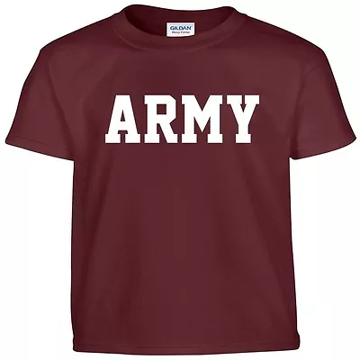 US ARMY Physical Training Military PT T Shirt  24 Color Combinations 8 Sizes  • $14.99