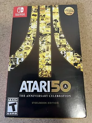 Atari 50: Steelbook Edition - The Anniversary Edition Nintendo Switch New Gold • $7.50