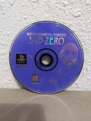 Mortal Kombat Mythologies: Sub Zero (Sony PlayStation 1 1997) Disc Only • $19.95