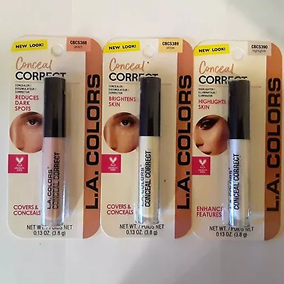 L.A. Colors Conceal/Correct Set Of 3 Colors- Covers & Conceals & Highlighter • $11.50