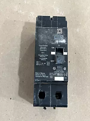 Square D EDB34020 20A 480V 3 Poles Bolt On Circuit Breaker • $55