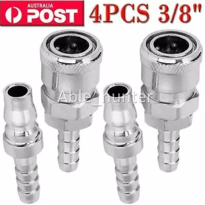 X4 Air Hose Fittings Nitto Type Male Female Barb Coupler Compressor Kit Tools OZ • $15.79