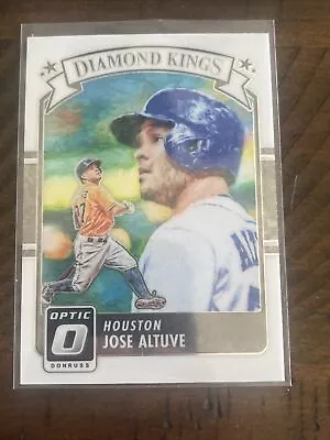 Jose Altuve 2016 Panini Diamond Kings Optic Card #11 Houston  Astros (chrome) • $0.99