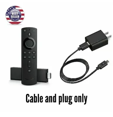 Power Supply Charger 6' Cord FOR Amazon Fire 4K Fire Ultra HD Streaming TV Stick • $10.78