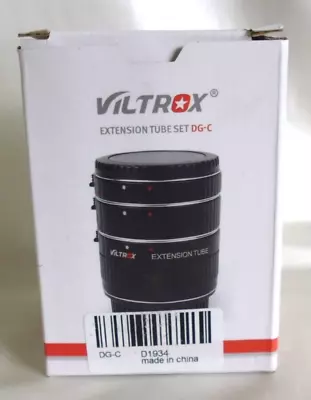 VILTROX DG-C Auto Focus AF Macro Lens Extension Tube Ring - Canon • £19.95