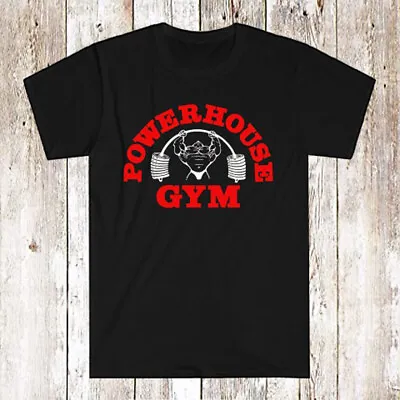 Powerhouse Gym Men's Black T-Shirt Size S-5XL • $20.99
