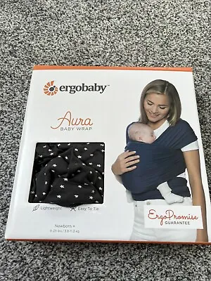 Ergobaby Aura Baby Wrap Carrier & Sling For Newborn To Toddlers Up To 11kg (0-3  • £25