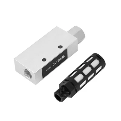 $26.13 • Buy Cv-20hs Rp1/4 Vacuum Generator With Silencer,aluminum Alloy Vacuum Generator ...