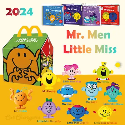 McDonald's Happy Meal Toys UK 2024 Mr Men Little Miss Plush - Free Shipping • £5.49
