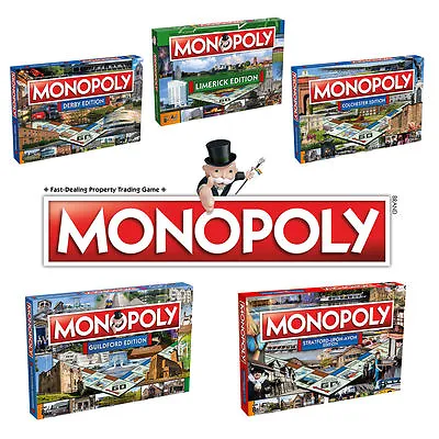 £18.99 • Buy Monopoly Regional Edition Board Game 27 Options To Choose! Winchester & More