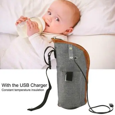 Bottle Warmer Bag - Portable Beverage Baby Bottle Warmer For Car Travel • £14.72