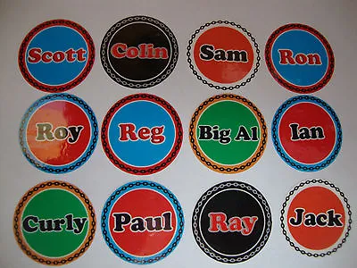 12 Bowls Stickers 1  Any Name Lawn Bowls Crown Green  Flat Green Indoor Bowls    • £2.99