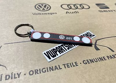 £10.99 • Buy VW Golf MK2 GTI Twin Headlight Radiator Grill Keyring Key Fob Genuine OEM Gift