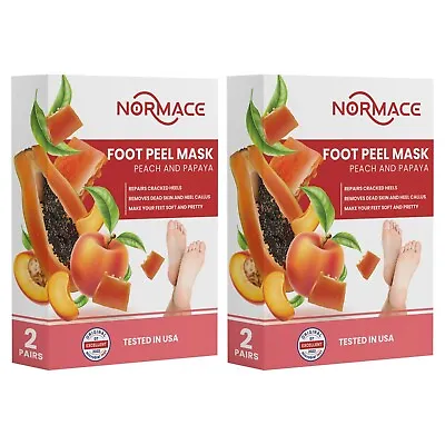 4 PAIRS Foot Peel Mask Baby Soft Feet Calluses Dead Dry Skin Cracked Heel Repair • $12.89