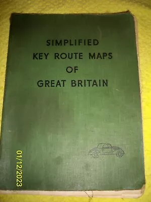 Great Britain Maps. Simplified Key Route Maps. 1930's. • £3