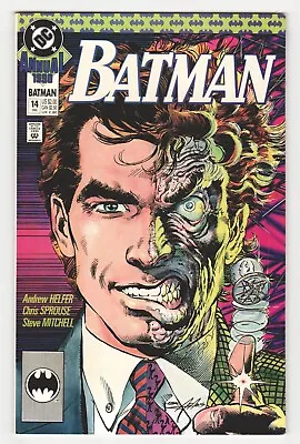 Batman Annual #14 - Origin Of Two-Face - Classic NEAL ADAMS Cover Art NM- 9.2 • $14.97