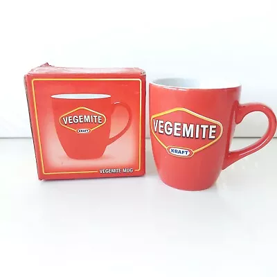 Kraft Vegemite Red Fine Porcelain Mug In Original Box • $34.95