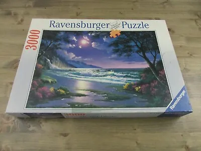 Ravensburger Puzzle 3000 Piece Moonlight Beach Anthony Casay 1997 #170098 • $39.94