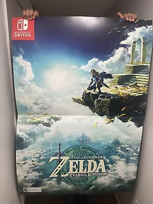 $160 • Buy The Legend Of Zelda Tears Of The Kingdom Poster Collector 4X6' D/S Nintendo RARE