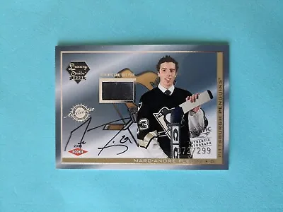 2003-04 Pacific. Luxury Suite. Marc-Andre Fleury  Puck And Auto Rc. #072/299. • $250