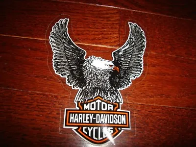 Harley Davidson Vintage B&s Black Eagle Decal 5.78 X 4.5 (inside)new Beauty! • $6.99