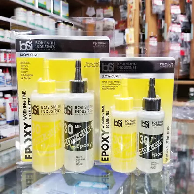 Bob Smith Industries SLOW-CURE 30 MINUTE EPOXY (BSI205 / BSI206 / BSI213) • $14.99