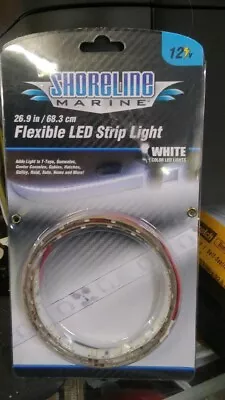 NEW In Package SHORELINE MARINE SL76633 FLEXIBLE LED STRIP LIGHT - WHITE - 26.9  • $12.99