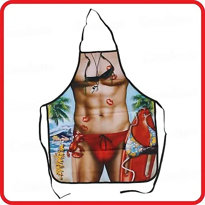 Apron-funny-sexy Strong Muscle Man-baywatch-lifeguard-lifesaver-swimmer-surfing • $9.68