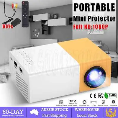 $36.25 • Buy Projector HDMI USB LED HD 1080P Home Cinema Portable Pocket Projector Party Mini