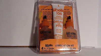 Labelle Lubrication Kit N/ Z Scale # 0430-001002 - 102 Oil 106 Grease 108 Oil • $29.95