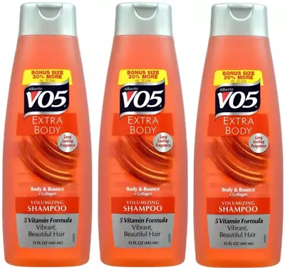 3 - VO5 Extra Body Shampoo Body & Bounce + Collagen With 5 Vitamin Formula • $23.98