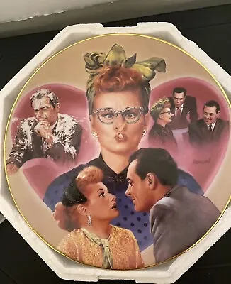 I Love Lucy Hamilton Collection Plate L.A. At Last 1996 • $12