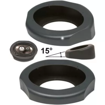 AERPRO 6x9inch Moulded ABS Plastic Spacers Rubberised Coated Dark Grey Black • $52.90