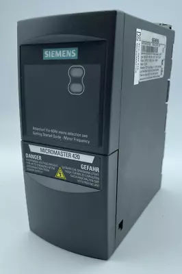 $160.97 • Buy Siemens Frequency Inverter MICROMASTER 420 0.12kW - 6SE6420-2AB11-2AA1
