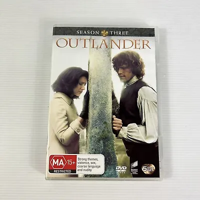 $19.95 • Buy Outlander Season Three Region 2,4,5 Rated MA 5 Disc Set Historical Drama