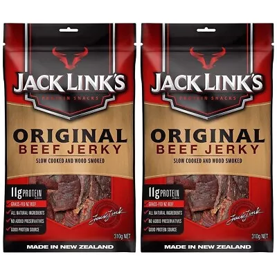 2 X Jack Link's Original Beef Jerky 310g Made In New Zealand (620g In Total) • $42.50