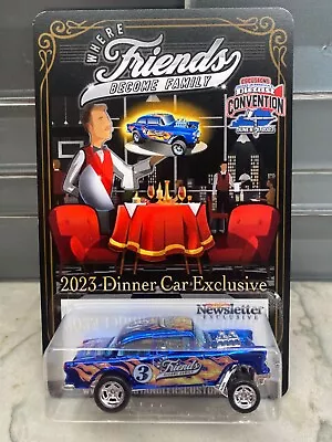 Hot Wheels '55 GASSER - Blue - CS Customs 3rd Annual 2023 Dinner Car #40/100 • $341.15