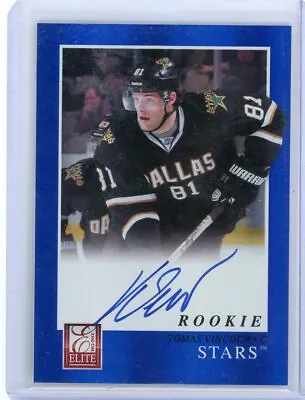 Tomas Vincour 2011-12 Panini Elite Rookie Stars Auto Blue • $2.99