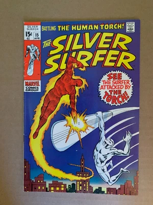 $39.50 • Buy Silver Surfer 15 Marvel Bronze Age 1970 Higher Grade