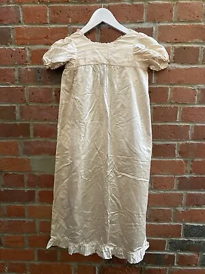 £12 • Buy Victorian Silk Christening Gown Cream Baby