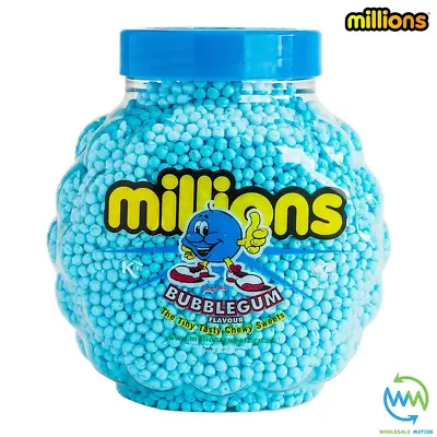 BUBBLEGUM MILLIONS Sweets CHEWY Candy TINY Wedding GIFT Favours PICK N MIX Vegan • £0.99