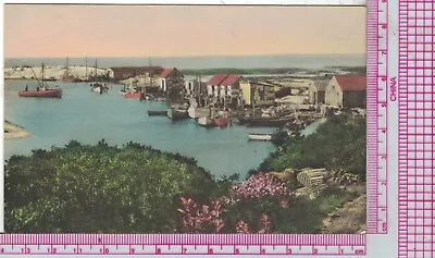 Postcard Mass.  Menemsha Creek Martha's Vineyard Pretty Boats • $17