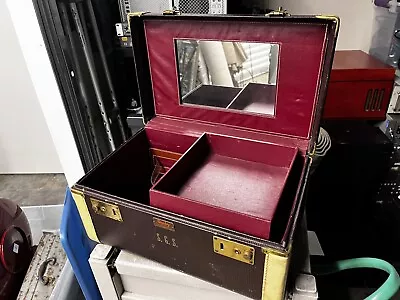 Vintage Donby By MJ Belgrade Travel/Train Case With Mirror 1930/40’s • $35