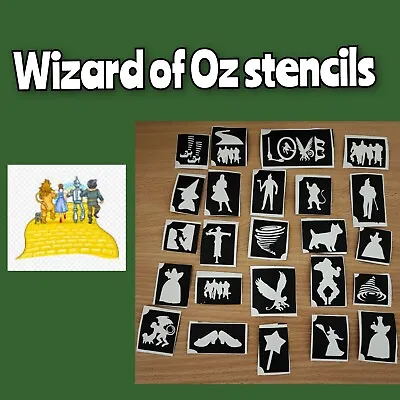 £0.99 • Buy Glitter Tattoo / Face Paint Stencils. Wizard Of Oz  Children Birthday  