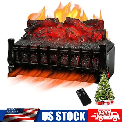 Electric Fireplace Logs Heater Fireplace Insert With Realistic Fake Fire 4 ... • $209.99