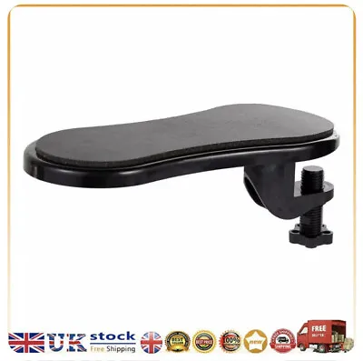 £9.99 • Buy Black Computer Desk Chair Table Arm Wrist Rest Mouse Pad Support Home Long 450mm
