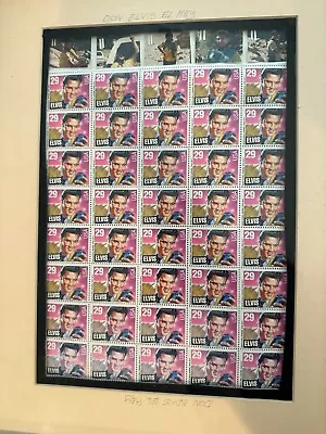 Elvis Presley Singer Sheet Of 40  29 Cent MNH Stamps • $50