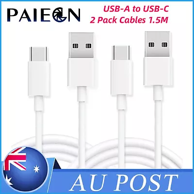 Paiegn 1.5m USB-A To Type C Charger Cable 5V/3A For Samsung Xiaomi Huawei • $3.99