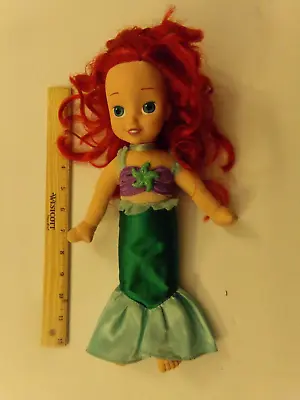 DISNEY Playmates Little Mermaid Princess Ariel Soft Body & Sweet 12  Plush Doll • $14.99