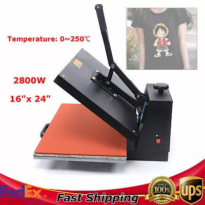 16 X 24  Clamshell Heat Press Machine Digital Transfer Sublimation DIY T-shirt • $275.50